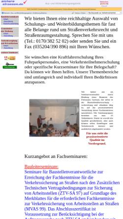 Vorschau der mobilen Webseite www.sicherestrassen.de, Joachim Kaube