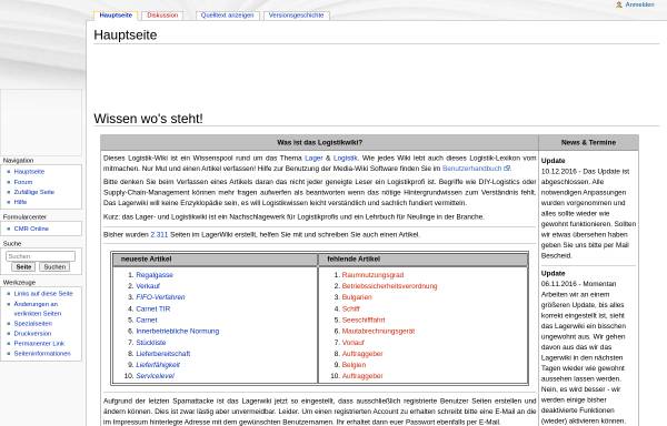 Vorschau von www.lagerwiki.de, Lagerwiki