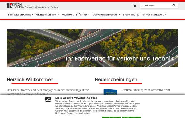 Vorschau von www.kirschbaum.de, Kirschbaum Verlag GmbH