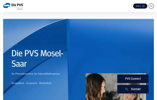 Vorschau von www.pvs-saar.de, PVS Ärztliche Privatverrechnungsstelle Mosel Saar
