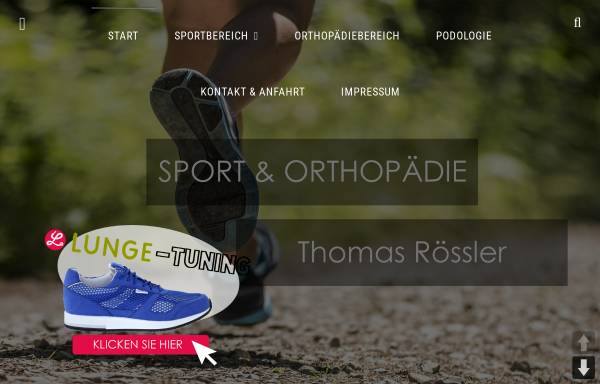 Vorschau von www.sport-orthopaedie-roessler.de, Orthopädieschuhmachermeister Thomas Rössler