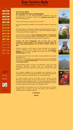 Vorschau der mobilen Webseite www.tourserviceruhr.de, Tour Service Ruhr