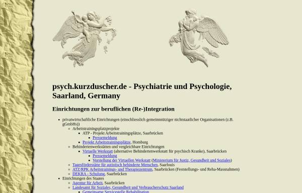 Vorschau von www.psych.kurzduscher.de, Psychiatrie und Psychologie