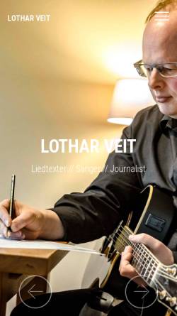 Vorschau der mobilen Webseite www.lothar-veit.de, Veit, Lothar