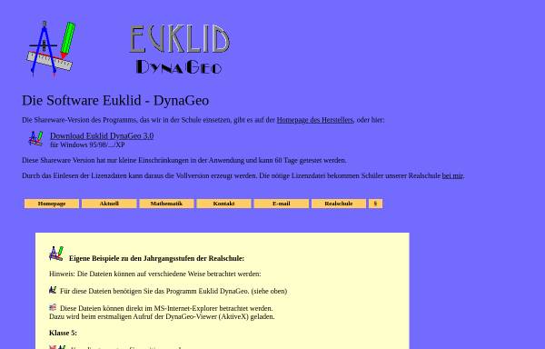 Vorschau von www.briegel-online.de, DynaGeo - Euklid