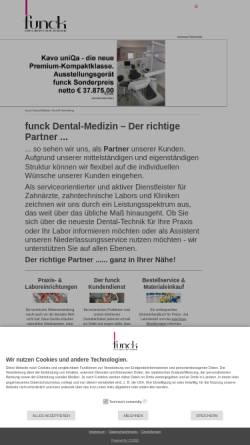 Vorschau der mobilen Webseite www.funckdental.de, Funck Dental-Medizin KG