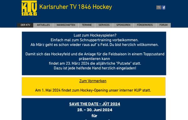 Hockey-Abteilung des Karlsruher Turnvereins 1846