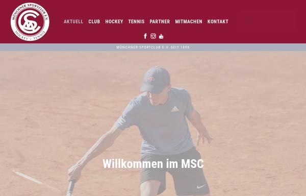 Vorschau von www.muenchner-sportclub.de, Münchner Sportclub e.V. - MSC- Hockey und Tennis in München