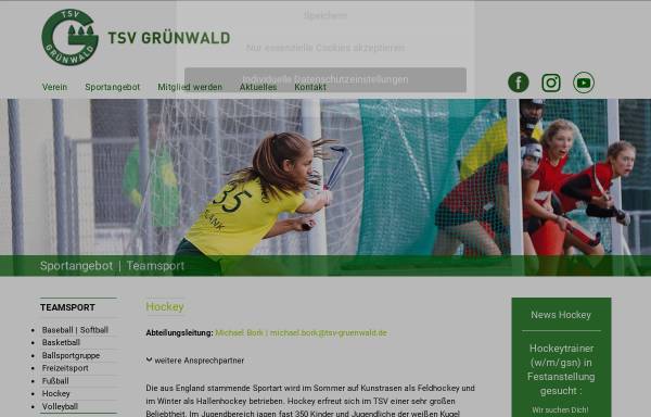 Vorschau von www.gruenwald-hockey.de, TSV Grünwald