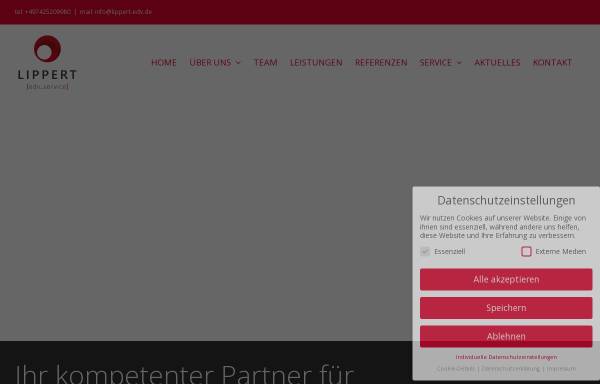 Vorschau von www.lippert-edv.de, Lippert EDV-Service GmbH