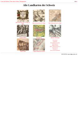 Vorschau der mobilen Webseite www.zumbo.ch, Alte Landkarten der Schweiz