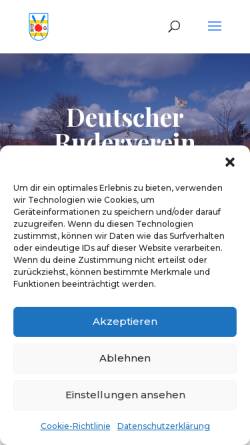 Vorschau der mobilen Webseite www.drg.nrv.dk, Deutscher Ruderverein Gravenstein
