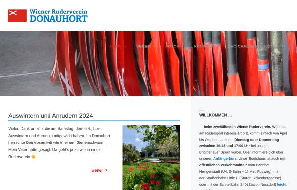 Vorschau von www.donauhort.at, Wiener Ruderverein Donauhort