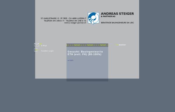 Vorschau von www.a-steiger-partner.ch, Andreas Steiger und Partner AG