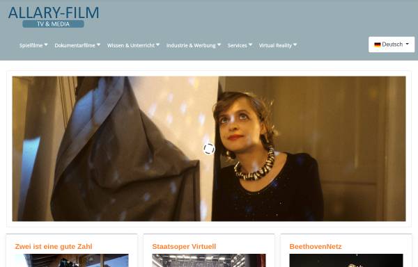 Vorschau von www.allaryfilm.de, Allary Film, TV & Media