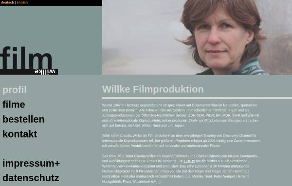 Vorschau von www.willkefilm.de, Willkefilm, (D) Hamburg