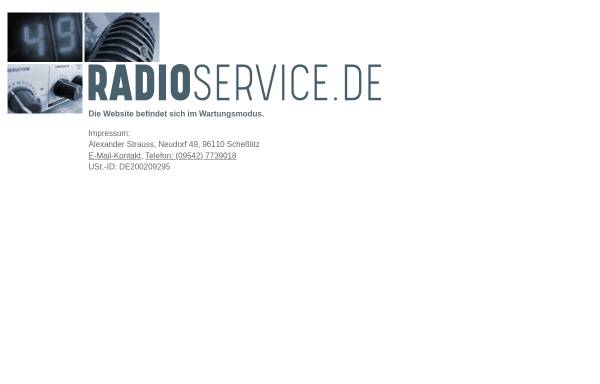 Vorschau von www.radioservice.de, Radio Service Hörfunkproduktion