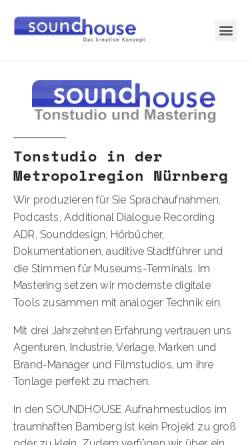 Vorschau der mobilen Webseite soundhouse.de, Soundhouse