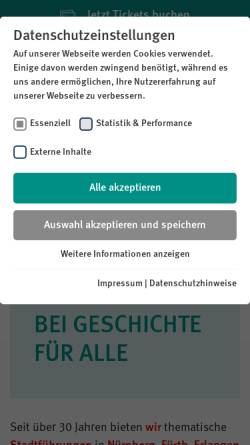 Vorschau der mobilen Webseite www.geschichte-fuer-alle.de, Geschichte Für Alle e.V.