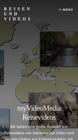 Vorschau der mobilen Webseite www.myvideomedia.de, MyVideoMedia GmbH