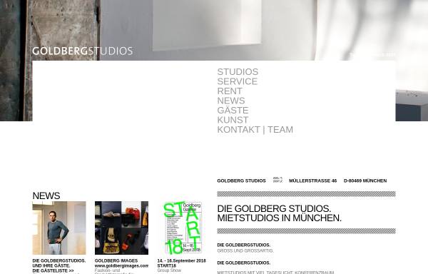 Vorschau von www.goldberg-studios.de, Goldbergstudios GmbH