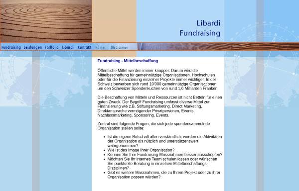 Vorschau von www.libardi.ch, Libardi Fundraising Communications