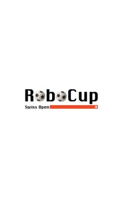Vorschau der mobilen Webseite www.robocup.ch, Schweizer Cup der Robotik