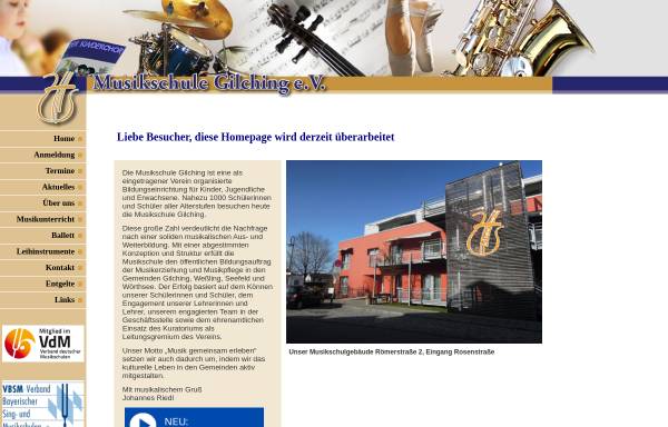 Vorschau von www.musikschule-gilching.de, Mütterzentrum Gilching e.V.