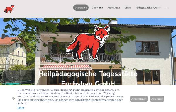 Vorschau von hpt-fuchsbau.de, Heilpädagogische Tagesstätte Fuchsbau