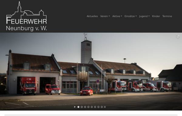 Vorschau von www.feuerwehr-neunburg.de, Freiwillige Feuerwehr Neunburg v. Wald
