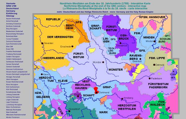 Vorschau von www.nrw-geschichte.de, Geschichtliche Territorien Nordrhein-Westfalens