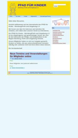 Vorschau der mobilen Webseite www.pflegeeltern-nuernberg-fuerth.de, Pflege-, Adoptiveltern und Tagesmütter e.V.