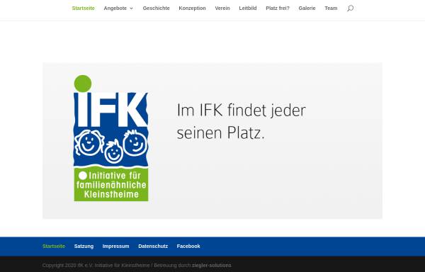 Vorschau von www.ifk-schwabach.de, Initiative für familienähnliche Kleinstheime e.V.