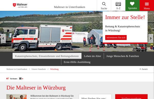 Vorschau von www.malteser-wuerzburg.de, Malteser Hilfsdienst e.V., Stadtgeschäftsstelle Würzburg