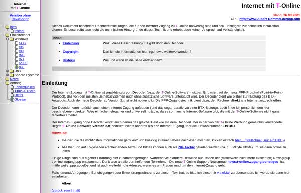 Vorschau von www.albert-rommel.de, Alberts Homepage