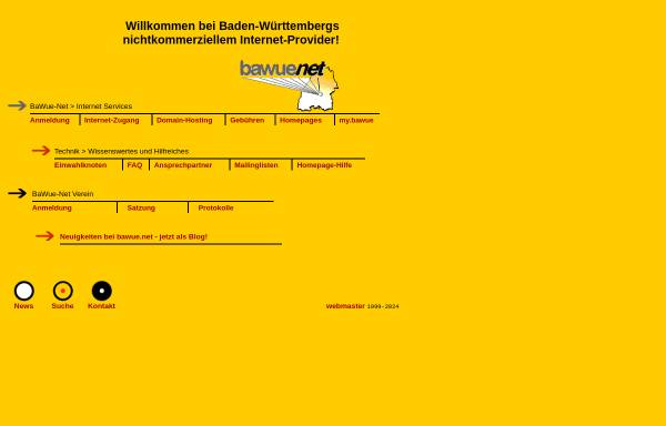 Vorschau von www.bawue.de, BaWue-Net