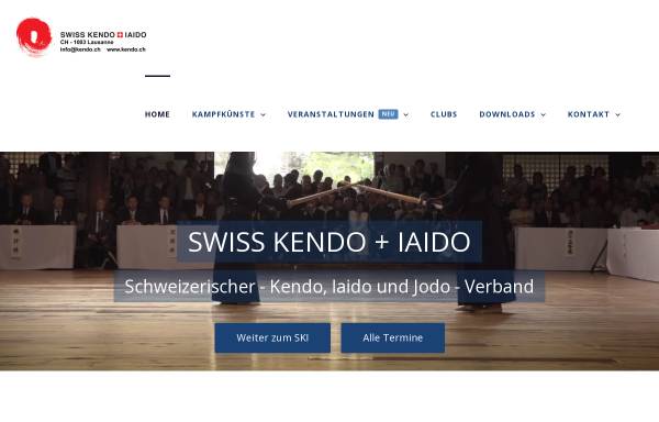 Vorschau von kendo.ch, Swiss Kendo