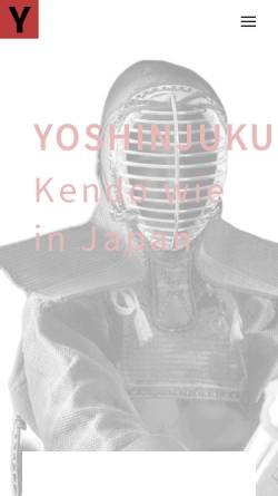 Vorschau der mobilen Webseite yoshinjuku.de, Yoshinjuku e. V.