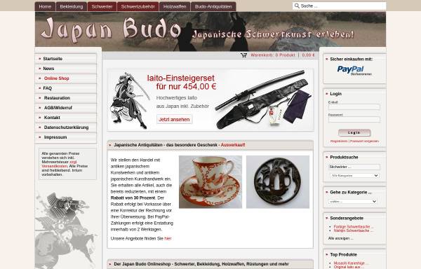 Vorschau von www.japan-budo.com, Japan Budo