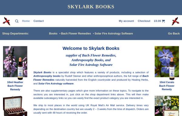 Vorschau von www.skylarkbooks.co.uk, Skylark Books