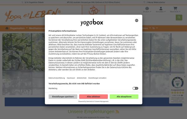 Vorschau von www.yogabox.de, Yogabox, Michael Matischok