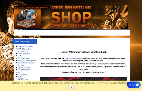 Vorschau von www.wrestlingshopzone.de, WWE Shopzone, Dirk Herrmann