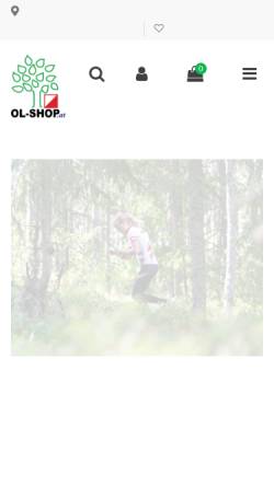 Vorschau der mobilen Webseite ol-shop.at, OL-Shop, Erich Simkovics