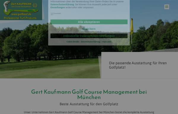 Vorschau von www.golfkauf.de, Gert Kaufmann Golf Course Management