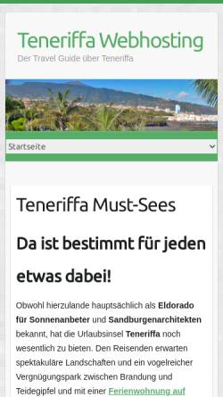 Vorschau der mobilen Webseite www.webhosting-teneriffa.de, Teneriffa Internet Service, H. Matlik