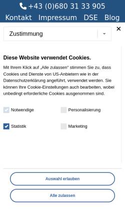 Vorschau der mobilen Webseite wddw.at, Webdesign & Werbung Dietmar Würfl
