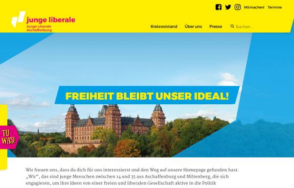 Vorschau von www.julis-aschaffenburg.de, JuLis - Junge Liberale Aschaffenburg