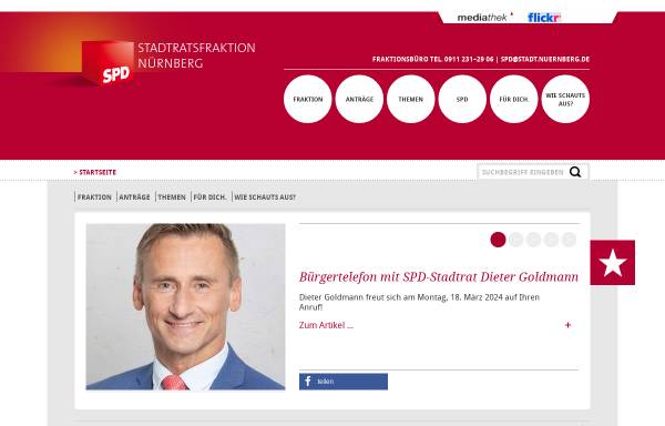 Vorschau von spd-stadtratsfraktion.nuernberg.de, SPD Stadtratsfraktion Nürnberg