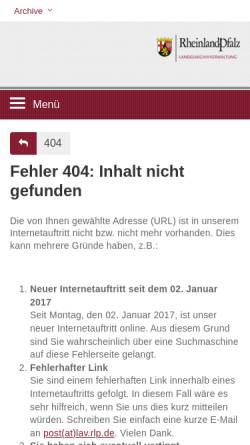 Vorschau der mobilen Webseite www.lha-rlp.de, Archive
