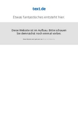 Vorschau der mobilen Webseite www.text.de, Gisela Gloger, Text & Konzeption